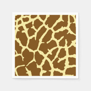 Serviette En Papier Impression de girafe