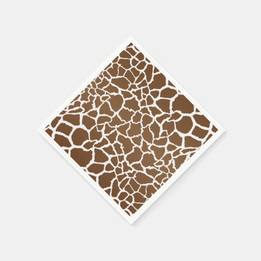 Serviette En Papier Impression de girafe (Coin)