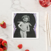 Serviette En Papier Impression de l'ange triste Cherub (En situation)