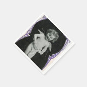Serviette En Papier Impression de l'ange triste Cherub (Coin)