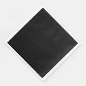 Serviette En Papier Impression de peau de crocodile noir (Coin)