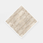 Serviette En Papier Impression de serpent blanc or (Coin)