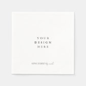 Serviette En Papier Impression de serviettes (Devant)