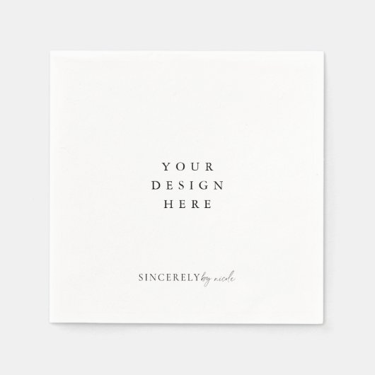 Serviette En Papier Impression de serviettes (Devant)