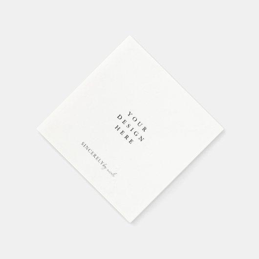 Serviette En Papier Impression de serviettes (Coin)