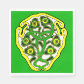 Serviette En Papier Impression de symbole celtique (Devant)