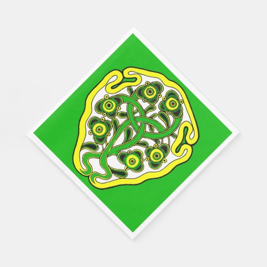 Serviette En Papier Impression de symbole celtique (Coin)