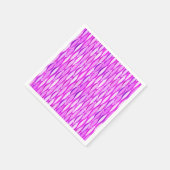 Serviette En Papier Impression du ruban du milieu du siècle - orchidée (Coin)
