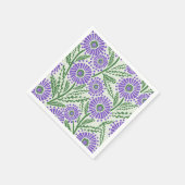 Serviette En Papier Impression en bloc vert et blanc (Coin)