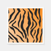 Serviette En Papier Impression Faux Tiger (Devant)
