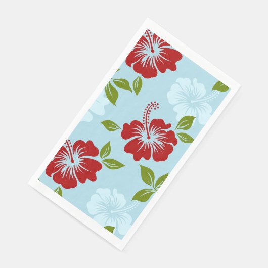 Serviette En Papier Impression hawaïenne (Coin)