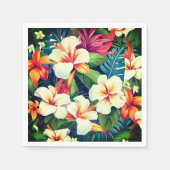Serviette En Papier Impression hawaïenne (Devant)
