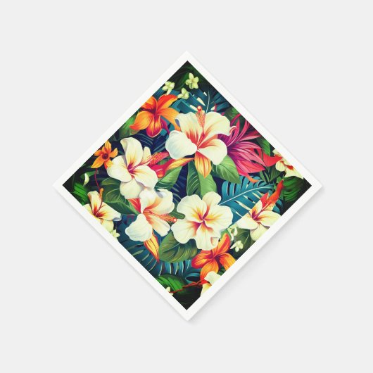 Serviette En Papier Impression hawaïenne (Coin)