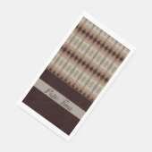 Serviette En Papier Impression moderne avec gris (Coin)