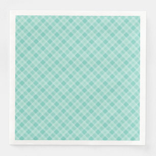 Serviette En Papier Impression motif à damiers transparente