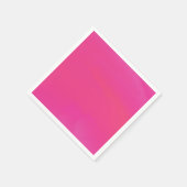 Serviette En Papier Impression numérique à balayage rose (Coin)