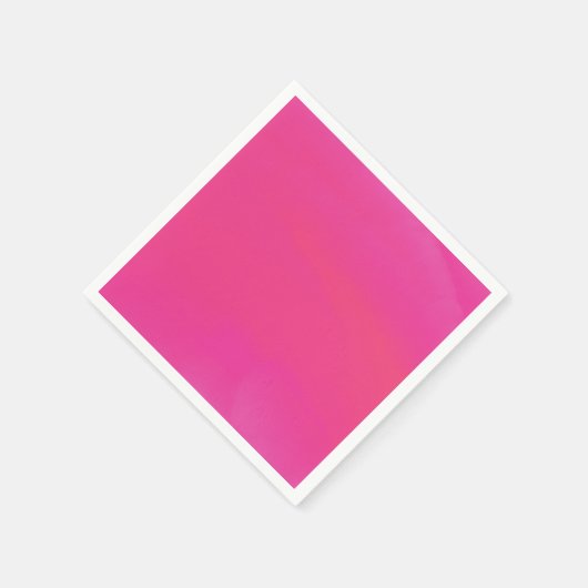 Serviette En Papier Impression numérique à balayage rose (Coin)