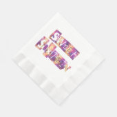 Serviette En Papier Impression sweet sixteen (Coin)