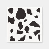Serviette En Papier Impression vache (Devant)