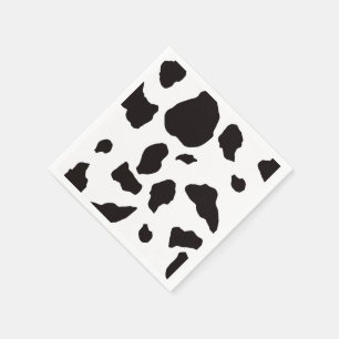 Serviette En Papier Impression vache