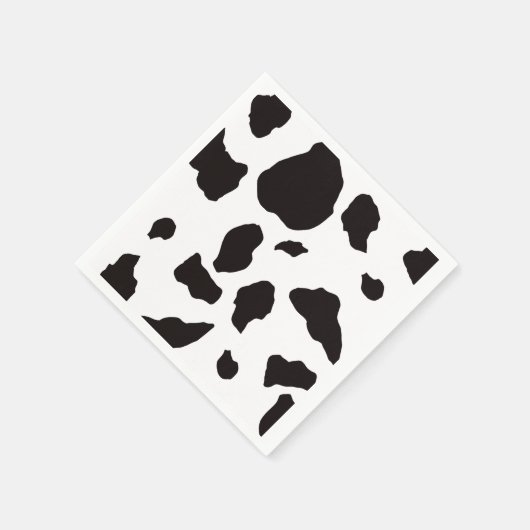 Serviette En Papier Impression vache (Coin)