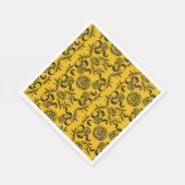 Serviette En Papier Impression vintage d'agrumes (Coin)