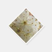 Serviette En Papier Impressionniste Fleur de Plum Sauvage Déplacement  (Coin)