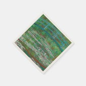 Serviette En Papier Impressionniste japonais de Footbridge Claude Mone (Coin)