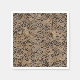 Serviette En Papier Imprimé animalier