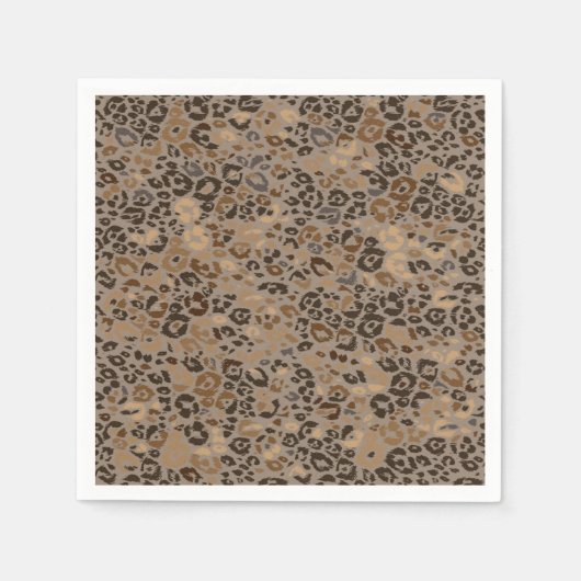 Serviette En Papier Imprimé animalier (Devant)