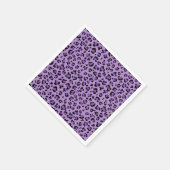 Serviette En Papier Imprimé léopard, Taches de léopard, Léopard Violet (Coin)