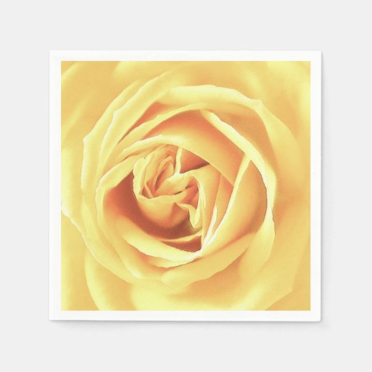 Serviette En Papier imprimé rose jaune (Devant)