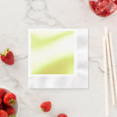 Serviette en papier imprimé vert lime doux (En situation)