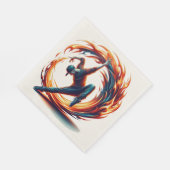 Serviette En Papier Incendie De Rue Avec Énergie Urbaine (Coin)