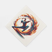 Serviette En Papier Incendie De Rue Avec Énergie Urbaine (Coin)