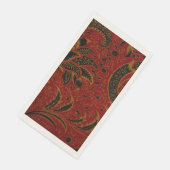 Serviette En Papier Inde, célèbre motif Morris (Coin)