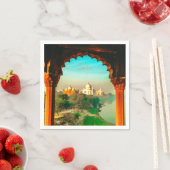 Serviette En Papier Inde Taj Mahal (En situation)
