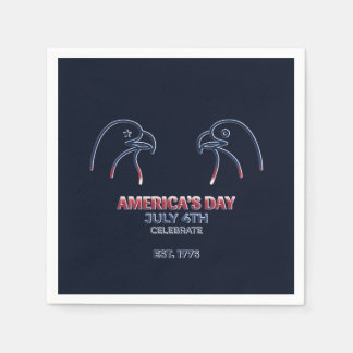 Serviette En Papier Independence Day / Día de la Independencia 2026