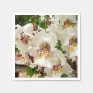 Serviette En Papier Indian Bean Tree Flowers Paper Napkins