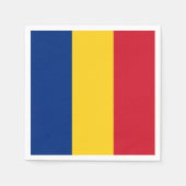 Serviette En Papier Indicateur Roumanie (Devant)