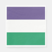 Serviette En Papier Indicateur Suffragette (Devant)