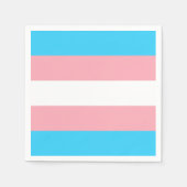 Serviette En Papier Indicateur transgenre personnalisé (Devant)