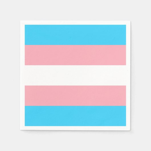 Serviette En Papier Indicateur transgenre personnalisé (Devant)