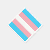 Serviette En Papier Indicateur transgenre personnalisé (Coin)