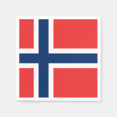 Serviette En Papier Indicateurs norvégiens (Devant)