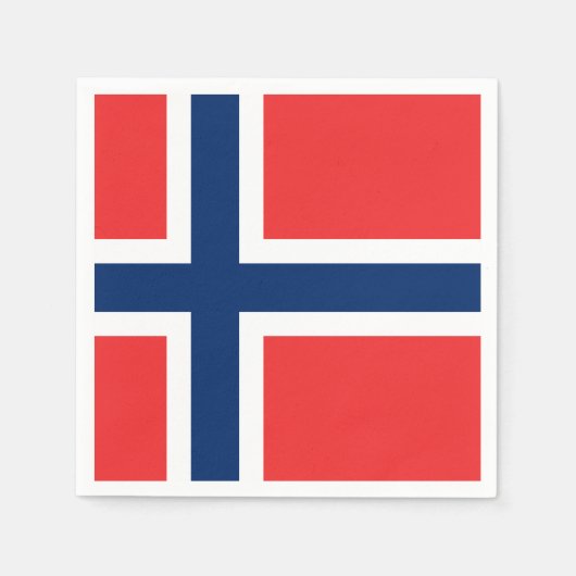 Serviette En Papier Indicateurs norvégiens (Devant)