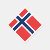 Serviette En Papier Indicateurs norvégiens (Coin)