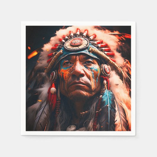 Serviette En Papier Indien (Devant)