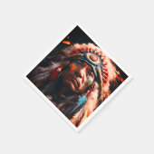 Serviette En Papier Indien (Coin)