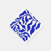 Serviette En Papier Indigo Elegance (Coin)